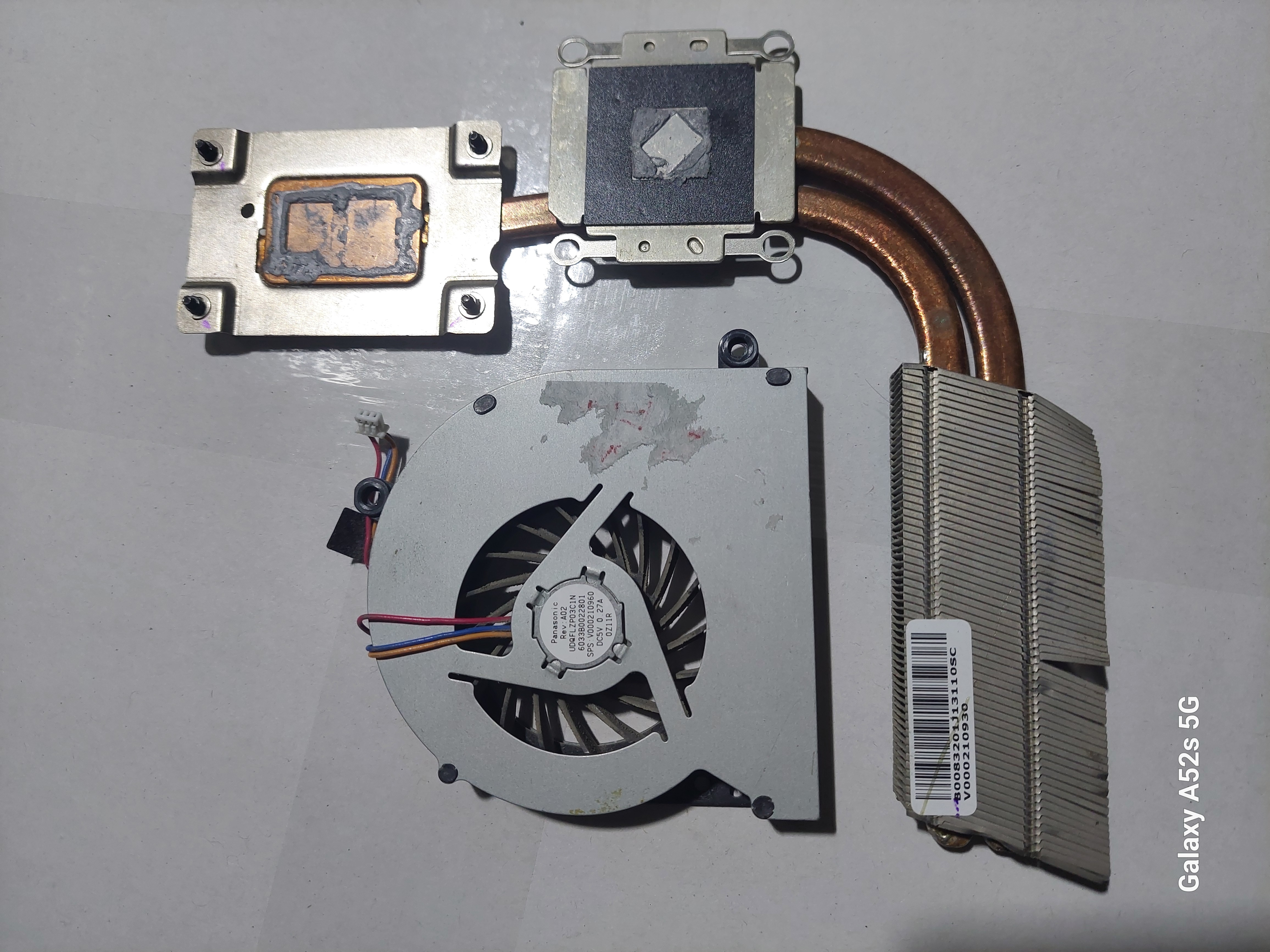 TOSHIBA L650 L655 Cpu soğutucu Fan V000210930 